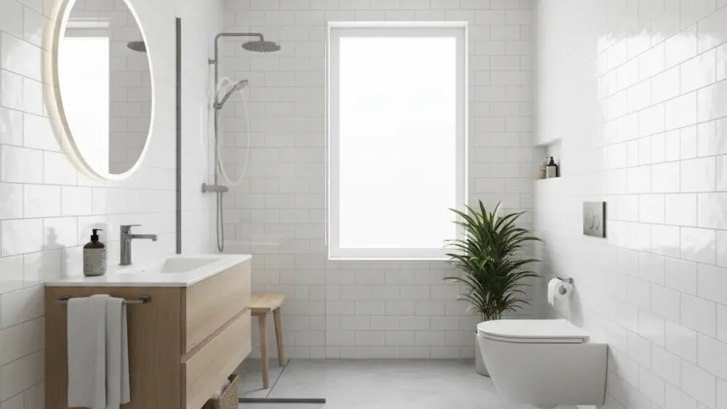 Trasformazione miracolosa di un bagno da 15m²